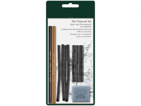 Набор угля и угольных карандашей Faber-Castell Pitt Charcoal 112996