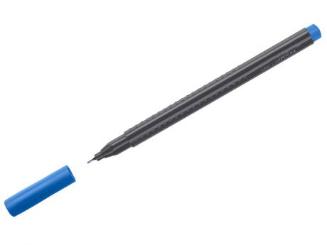 Ручка капиллярная Faber-Castell Grip Finepen 0.4mm корпус Black, стержень Blue 151651