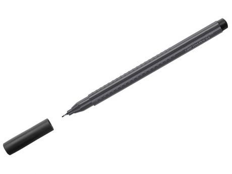 Ручка капиллярная Faber-Castell Grip Finepen 0.4mm корпус Black, стержень Black 151699