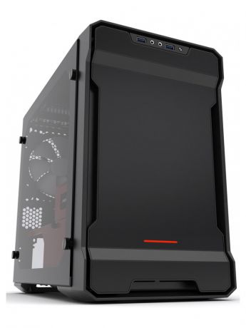 Корпус Phanteks Enthoo Evolv ITX Tempered Glass Mini ITX Black-Red Edition PH_ES215PTG_SRD