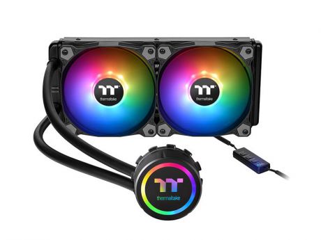 Водяное охлаждение Thermaltake Water 3.0 240 ARGB Sync Edition CL-W233-PL12SW-A (AMD FM1/FM2/AM4/AM3+/AM3/AM2+/AM2/Intel LGA2066/LGA20113/LGA2011/LGA1366/LGA1156/LGA1155/LGA1151/LGA1150)