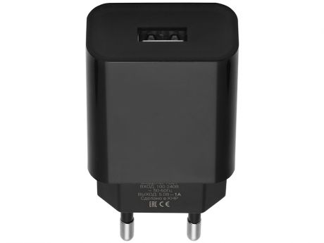 Зарядное устройство Pero TC01 1xUSB 1A Black ТС01BL1A