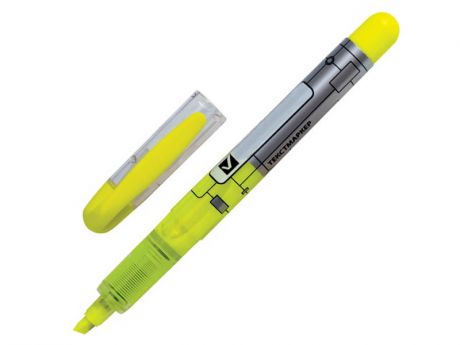 Маркер Brauberg Fluo Color 1-3mm Lemon 151201