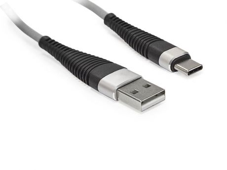 Аксессуар CBR USB - Type-C 2.1A 1m CB 502 Silver