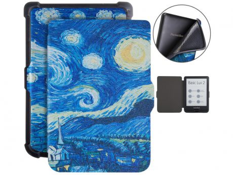 Аксессуар Чехол BookCase для PocketBook 616/627/632 Starry Sky BC-632-sky