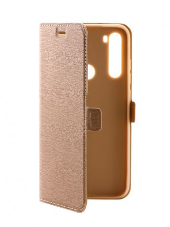 Аксессуар Чехол DF для Xiaomi Redmi Note 8 xiFlip-51 Gold