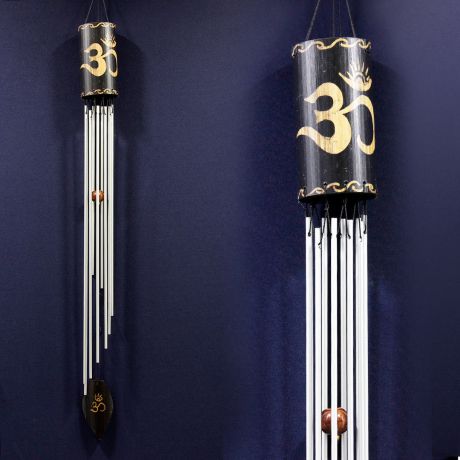 Музыка ветра из бамбука с Ом 10 палочек 56см (0,2 кг)