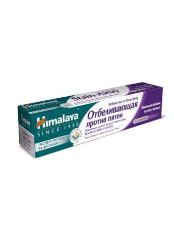 Зубная паста отбеливающая Stain-Away Himalaya (75 мл)