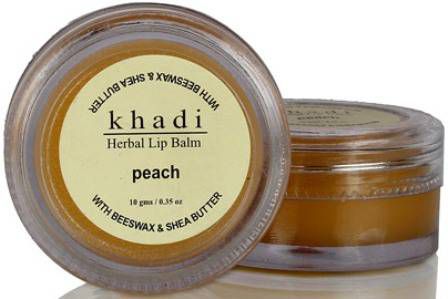 Бальзам для губ персик Khadi (10 гр)