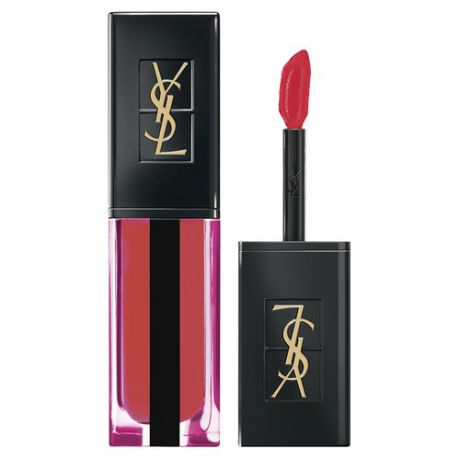 Yves Saint Laurent VERNIS A LEVRES WATER STAIN Блеск для губ 608 FLOT DE FUCHSIA