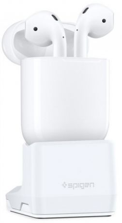 Док-станция для Airpods Spigen S313 (Белый)