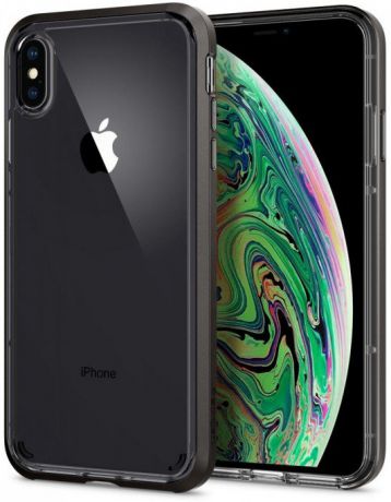 Чехол для Apple iPhone XS Max Spigen Neo Hybrid Crystal (Темно-серый)