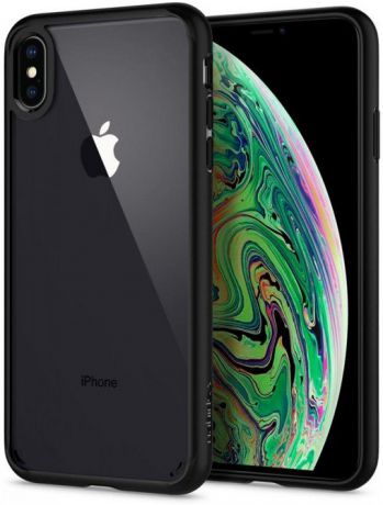 Чехол для Apple iPhone XS Max Spigen Ultra Hybrid (Матовый черный)