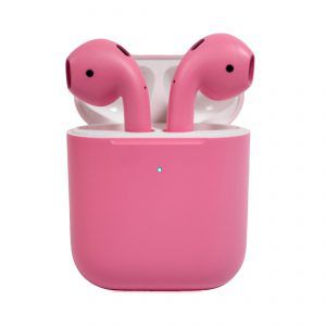 Беспроводные наушники Apple AirPods 2 Color (беспроводная зарядка чехла) Розовый