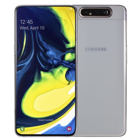 Телефон Samsung Galaxy A80 8/128 GB (2019) (Серебряный)