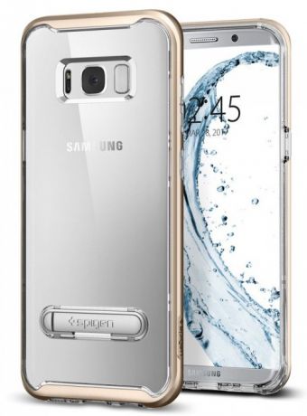 Чехол для Samsung Galaxy S8+ Spigen Crystal Hybrid (Шампань)