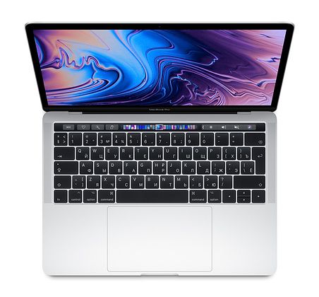 Ноутбук Apple MacBook Pro 13&quot; MV9A2RU/A Core i5 2,4 Ггц, 8 Гб, 512 Гб SSD, Iris Plus 655, Touch Bar (Серебристый)