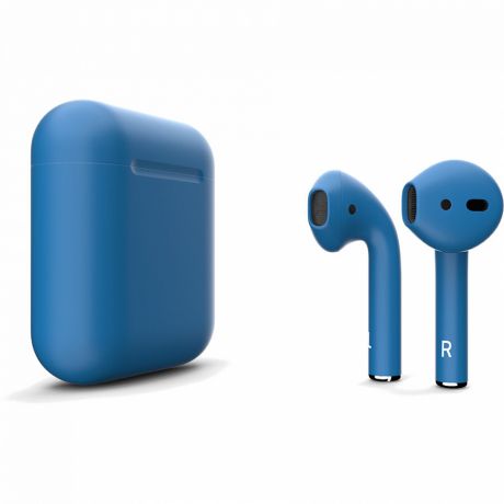 Беспроводные наушники Apple AirPods 2 Color (без беспроводной зарядки чехла) Синий