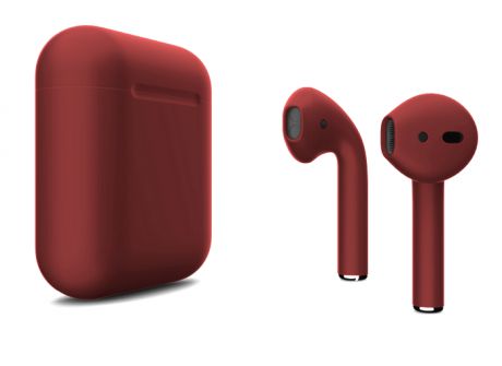 Беспроводные наушники Apple AirPods 2 Color (без беспроводной зарядки чехла) Бордовый