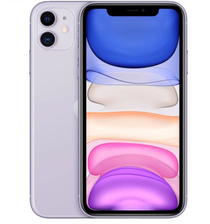 Телефон Apple iPhone 11 128Gb A2221 (Фиолетовый) RU/A