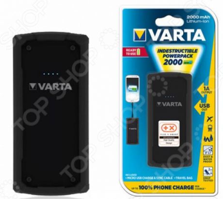Внешний аккумулятор VARTA Ind.Powerpack 2000 мАч