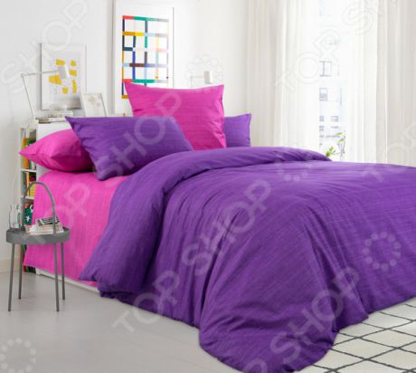Комплект постельного белья ТексДизайн «Дикая орхидея». Цвет: фиолетовый
