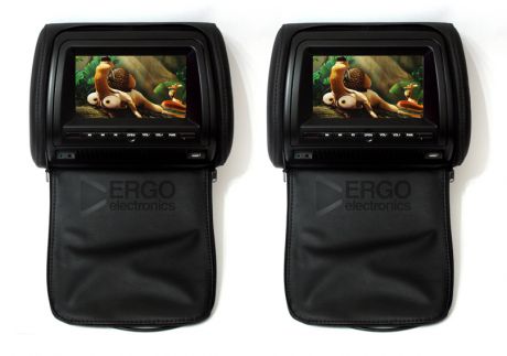 Автомобильный монитор Ergo ER700H (+ Двухканальные наушники в подарок!)