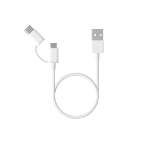 Mi 2-in1 USB cable 30 cm White