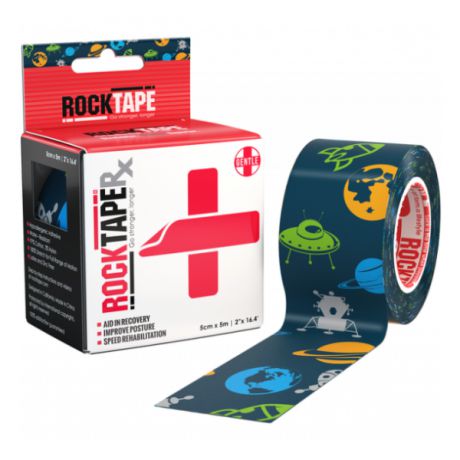 Кинезиотейп Rock Tape Rock Tape RX 5 см х 5 м темно-синий 5СМХ5М
