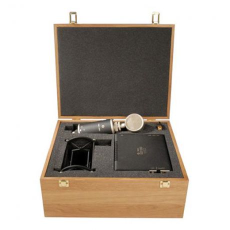 Студийный микрофон Октава МКЛ-5000 Black/Silver (в деревянном футляре)