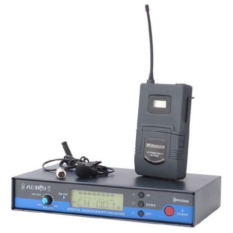 Радиосистема PROAUDIO с петличным микрофоном WS-806PT (уценённый товар)