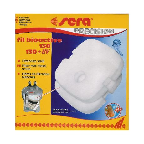 Губка SERA белая синтепон для фильтра 130 и 130+УФ (S30630)