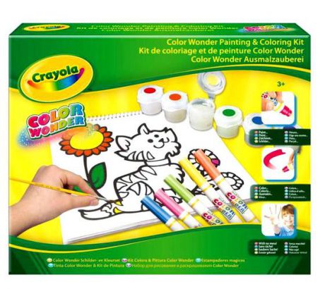 Набор для рисования и раскрашивания Color Wonder, Crayola/Крайола картонная упаковка 12610