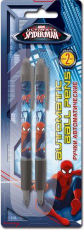 Ручки автоматические шариковые, цвет пасты синий, 2 шт. Spider-man Classic SMCB-US1-116-BL2