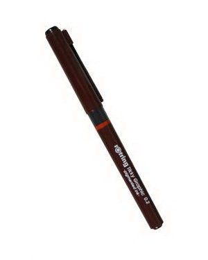 Ручка для черчения 0.2мм черная Tikky Graphic корп.бордовый, Rotring