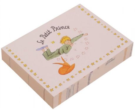 Блок для записей Маленький принц Лисы на белом фоне (190л) (8х10,5) (БЗ2016-10)