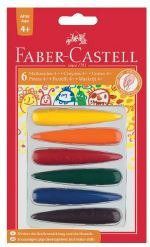 Мелки Faber-Castell/Фаберкастел для дошкольного возраста, 6 цветов, в блистере