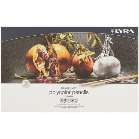 Карандаши цветные, LYRA/Лира REMBRANDT POLYCOLOR, 36 цветов, в металлической коробке L2001360