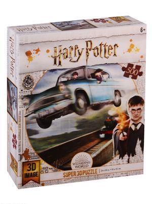 Пазл 3D Prime 3D 500 элементов Летающая машина (Harry Potter’s Ford Anglia)