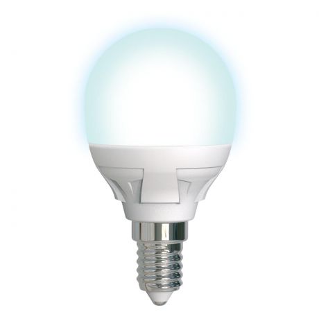 Лампа светодиодная диммируемая (UL-00004300) E14 7W 4000K матовая LED-G45 7W/4000K/E14/FR/DIM PLP01WH