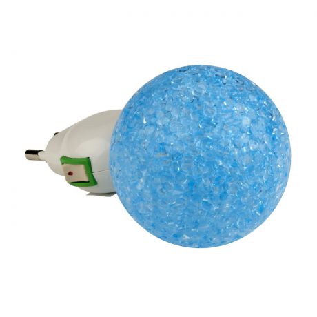 Настенный светодиодный светильник (10328) Uniel DTL-309-Шар/Blue/1LED/0,1W