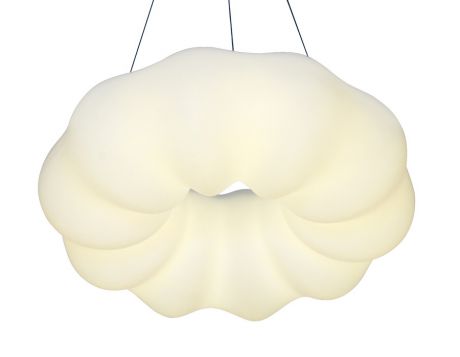 Потолочный светодиодный светильник Ambrella light Orbital Cloud FC319L WH 120W D660