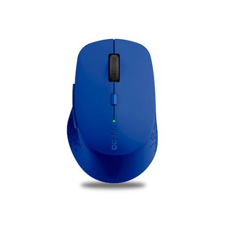 Мышь RAPOO M300, оптическая, беспроводная, USB, синий [18049]