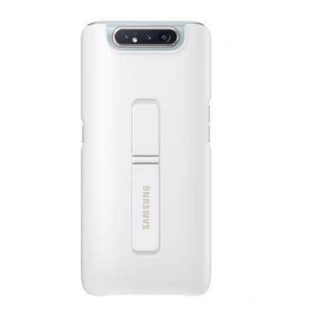 Чехол (клип-кейс) SAMSUNG Standing Cover, для Samsung Galaxy A80, белый [ef-pa805cwegru]