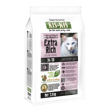 KiS-KiS Сухой корм Kis-Kis Extra Rich для взрослых кошек с чувствительным пищеварением - 500 г