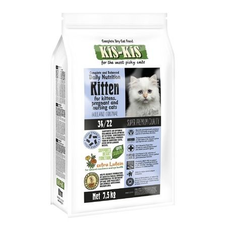 KiS-KiS Сухой корм Kis-Kis Kitten для котят, беременных и кормящих кошек с птицей - 500 г