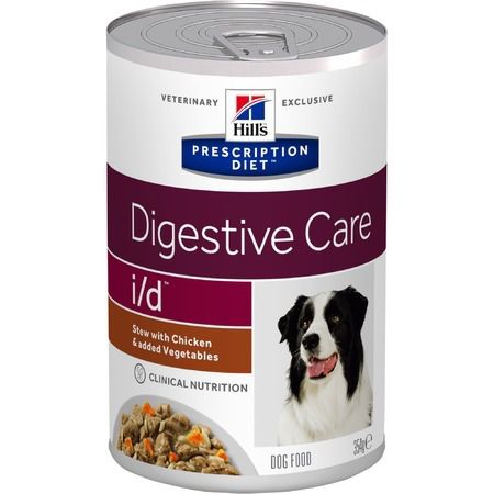 Hills Hills Prescription Diet i/d Digestive Care влажный диетический корм для собак для поддержания здоровья ЖКТ рагу с курицей овощами - 354 г