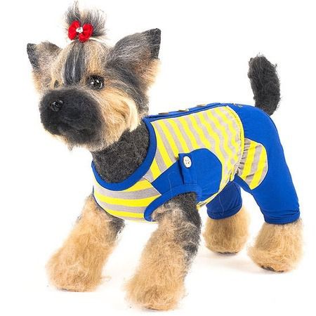 Happy Puppy Happy Puppy костюм дачный для собак, синий, размер M