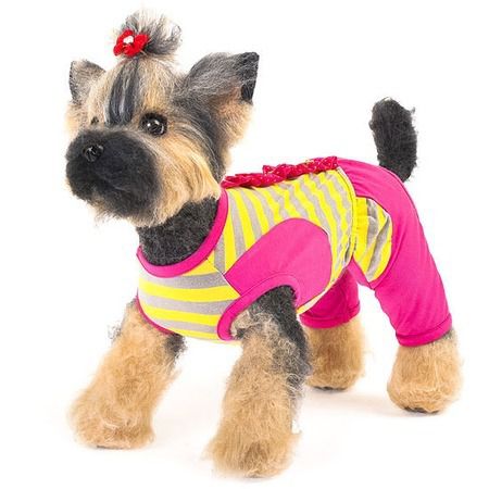Happy Puppy Happy Puppy костюм дачный для собак, розовый, размер S