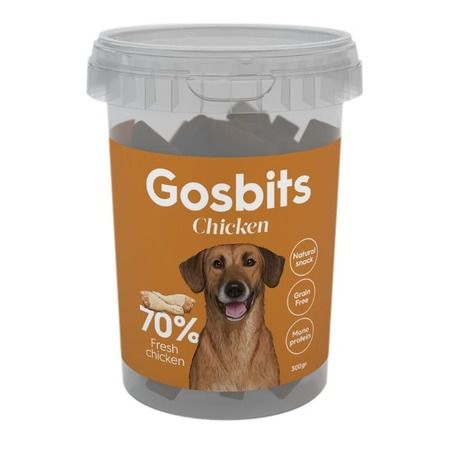 Gosbi Лакомство Gosbits для взрослых собак с курицей - 300 г